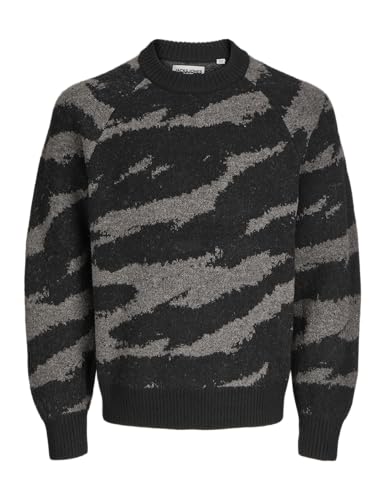 Pull jacquard homme Jack & Jones Jcocamden en maille col rond
