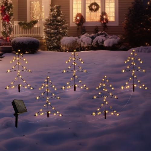 4m Weihnachtsbeleuchtung Außen, 5er LED Weihnachtsdeko Outdoor,...