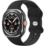 Easuny Sport Band for Samsung Galaxy Watch Ultra (2025/2024) Bands, Soft Silicone Waterproof Loop Replacement Strap for Galaxy Ultra Watch Band 47mm for Men