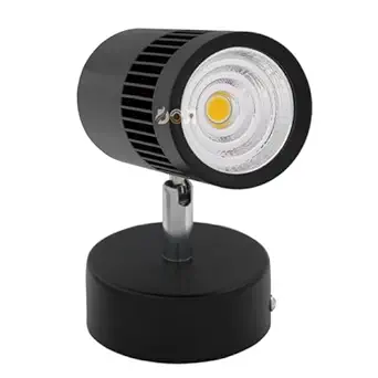 DOJI Black spot Lights 3 watt Aluminium Focus Light, Adjustable Head Focus Light for Wall | spot Lights for Home Ceiling | spot Light (Warmwhite)