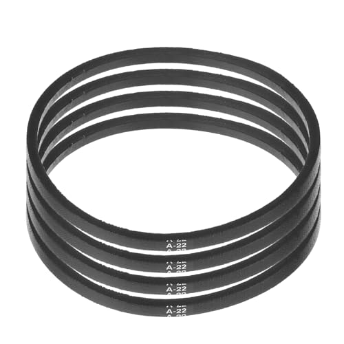 uxcell 4pcs A22 or 4L240 Classic Wrapped Rubber V-Belt, 22"(560mm)