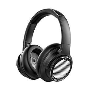 AUSDOM Hybrid Active Noise Cancelling Bluetooth 5.0 Kopfhörer, Wireless V5.0 Over Ear Kopfhörer, extra tiefer IVC-BASS…