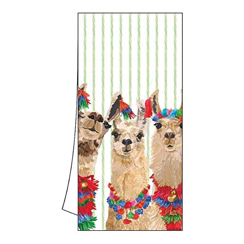 Paperproducts Design Decorative Kitchen Towel - Tabletop Dining Décor – 100% Cotton, Absorbent – Colorful Holiday Towels – Artistic Designs – Llama Amigos Kitchen Towel, 1 Ea – 18” X 26” #TOP27