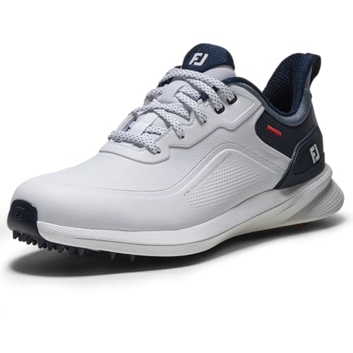 FootJoy Men's Pro/SL Golf Shoe, White/Steel Blue/Peacoat, 8 by FootJoy - Used condition - US$161.12