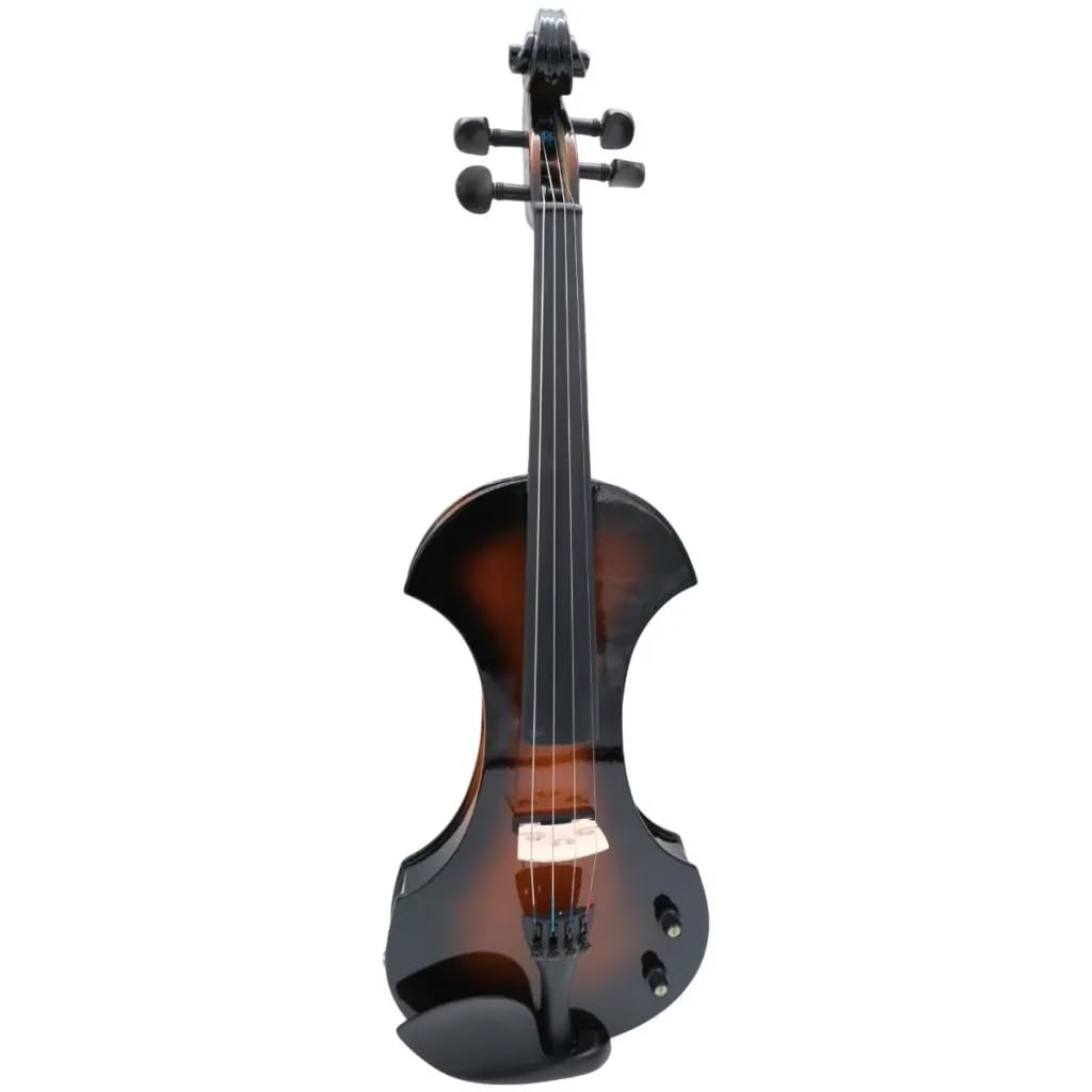 Arvada WN009 - Violino elettrico 4/4, Pickup attivo incorporato, Include custodia, archetto, cavo, cuffie, resina e batteria