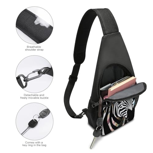 Mochila bandolera deportiva para senderismo unisex miniatura 4