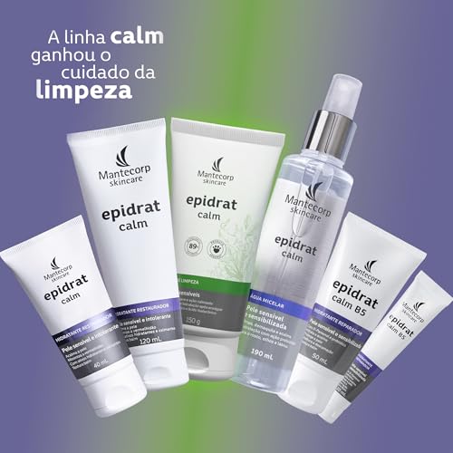 Mantecorp - Gel De Limpeza Epidrat Calm - Hidrata Higieniza e Acalma a Pele, Evita Oleosidade, Ideal