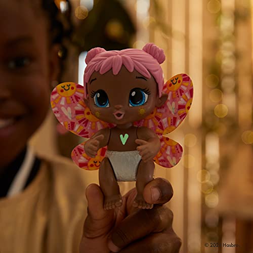 Boneca Baby Alive Glo Pixies Minis, Boneca de 9,5 cm que Brilha no Escuro - Bubble Sunny - F2597 - H