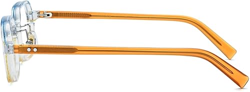 Miniatura 5 de HEPIDEM Gafas de acetato en polvo para hombre gafas cuadradas vintage para mujer gafas ópticas