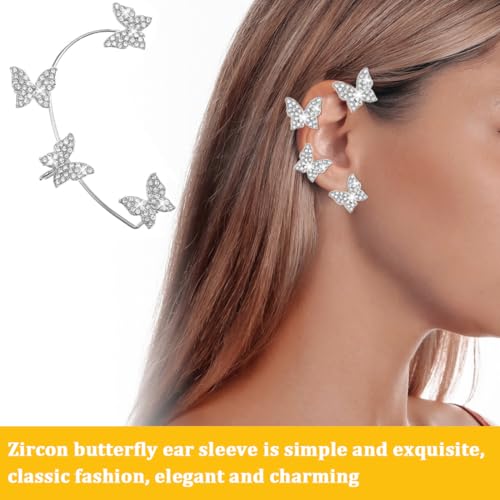 LQIOACU 2 Paare Elfenohren, Ear cuff, Elfenohren erwachsene, Für elfen kostüm damen