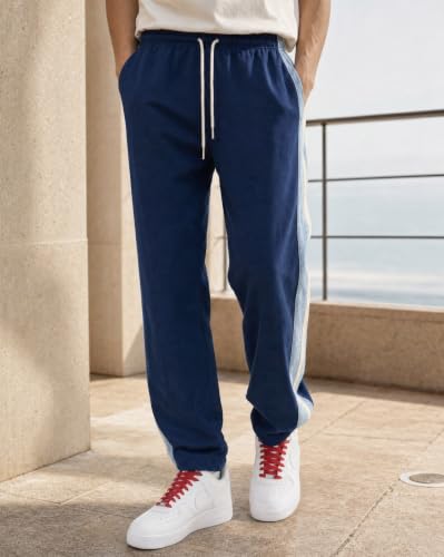 Image of Nobero Joggers for Men | Trackpants for Men | Elasticated Waist with Drawcord | Soft & Breathable Fabric | Casual Everyday Wear