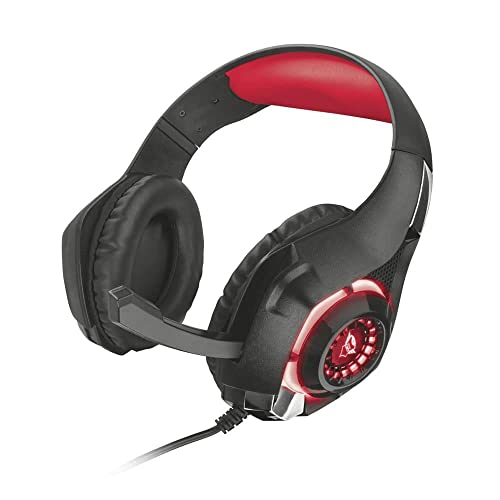 GXT 313 Cuffie Over-Ear da Gioco con Microfono Regolabile e Lati Illuminati, Nero - Cuffia gaming - Immagine 1