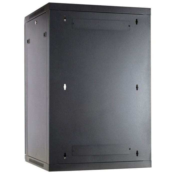Armadio a muro 22U con anta in vetro 600x600x1100mm (LxPxA)