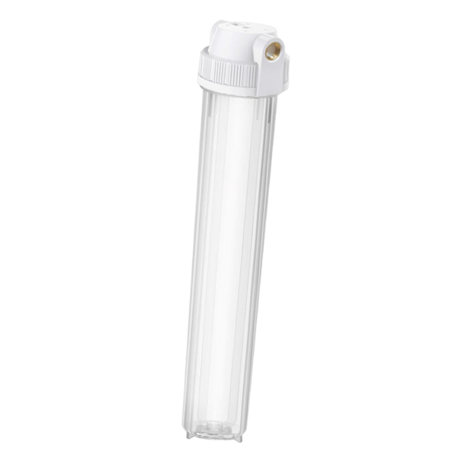 Fenteer Carcasa de Filtro Transparente Estuche para Filtro de Agua Accesorios para Botellas de Agua de Gran caudal, 4 Puntos