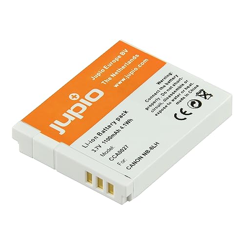 Jupio CCA0027 - Batería para cámara de Fotos Equivalente a Canon NB-6LH (Lithium Ion, 1100 mAh)