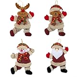 Décoration de Noël festive : ajoutez une atmosphère festive traditionnelle à votre Noël avec ces adorables nains en peluche à suspendre. Parfait pour décorer votre sapin de Noël, fenêtre, espaces intérieurs et extérieurs.