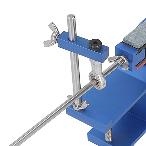 Afiador de Facas Profissional Com 10 Pedras de Amolar, Design Giratório de 360°, Aço Inoxidável de â