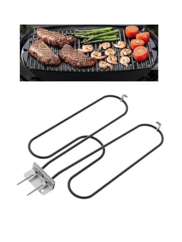 WOZLO Éléments Chauffants de Remplacement pour barbecue, Tubes Chauffants pour barbecue，pièces de Rechange pour barbecue， 66816 (réglementation européenne) adapté aux barbecues Q240 et Q2400 55020001
