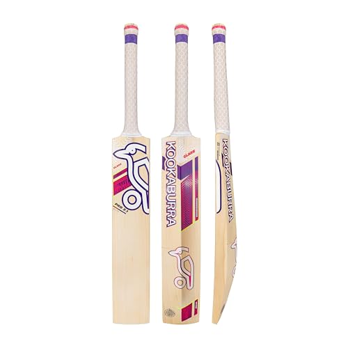 Batte de cricket Kookaburra Glare Pro 2.1 manche court en saule pour entraînement et match