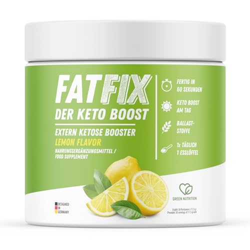 FatFix K-Boost | für verbesserten Fokus | mit Zitronengeschmack | Inhalt 345 g