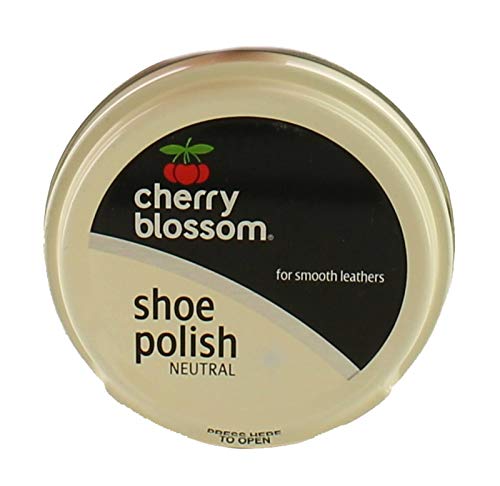 New Neutral Cherry Blossom Tin Polishes, Cleans, Restores & Shines. - Neutral - UK Size 1