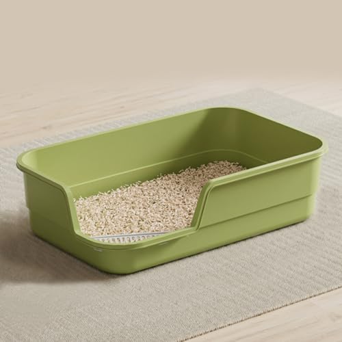 LoopTime extra large cat litter box low entry high sides for multiple cats senior cats