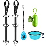 TIOVERY Dog Doorbells for Door Potty Training, Adjustable Door Bell for Housetraining Door Knob Go O