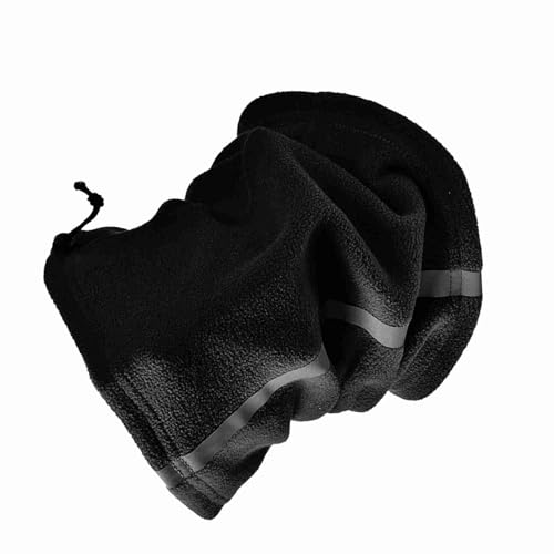 Cosiki Máscara de esquí, Cubierta Facial de Máscara de Invierno Ciclo de Calentador de Cuello Ligero Transpirable, esquí, Correr (BLACK)