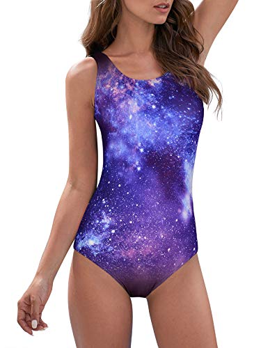 Image of American Trends Athletic One Piece Swimsuits for Women Modest Bathing Suits Criss Cross Back Water Aerobics Swimwear