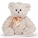 Bearington Baby Huggles Creamy White Plush Stuffed Animal Teddy Bear, 10 inches