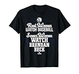 Smart Women Watch Brendan Beck Prospect Baseball Fan Gear T-Shirt