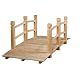 Teichbrücke aus massivem Holz für Garten und Dekoration