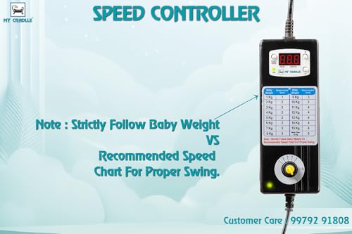 Image of My Cradle Electric Cradle Motor Digital Timer 15 min to 9.45 hrs. First Time in India Time and Speed Adjustable Kit 20kg Load, For New Born Baby-Mickey Mouse (Only Automation Kit)(Cradle not Included)