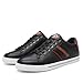 DECARSDZ Men's Casual Shoes Men Comfortable Lace-up Fashion Skate Sneakers Black