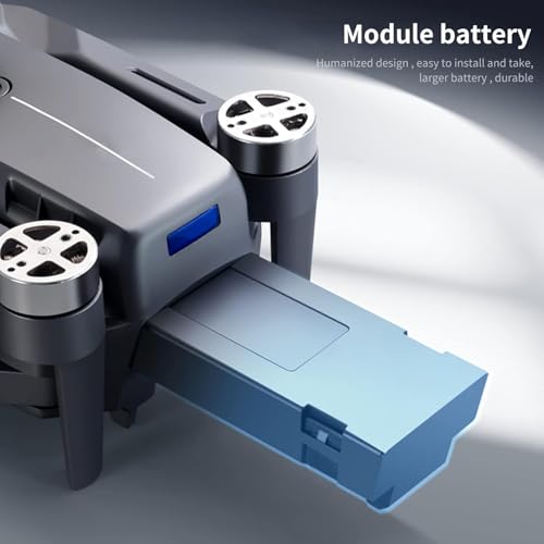 Image of Amitasha A17 Remote Control Drone with Dual Camera 4k 1080p Wi-Fi Selfie Gesture RC Obstacle Avoidance Drone One Key Takeoff & Landing 2 x 600mAh Battery