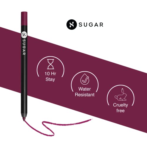 SUGAR Cosmetics - Lipping On The Edge - Matte Lip Liner - 07 Fiery Berry (Marsala) - 1.2 Gms - Smear-Proof, Water Resistant Lip Liner - Lasts Up To 10 Hrs - Image 2
