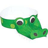 Alligator Birthday Party Paper Headband, 8 ct