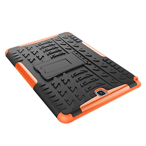 Koolbei For Galaxy Tab A 8.0 Tablet Case, Heavy-Duty Hybrid Protective Case With Impact-Resistant Galaxy Tab A 8.0 Inch Sm-T350/Sm-P350 Case(Orange) #TOP3