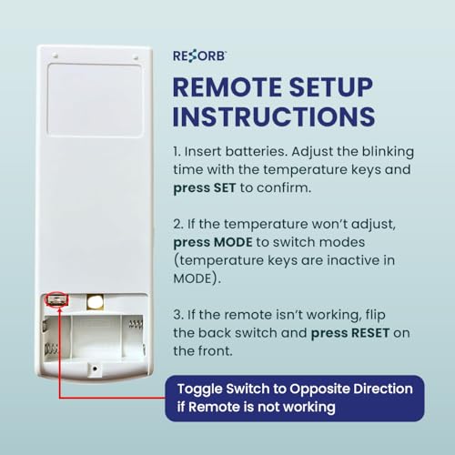 Image of Original AC Remote Control Compatible with Hitachi Split & Window Air Conditioner with Backlight, LCD Display, Timer, Swing Function & AC Stand (68), White
