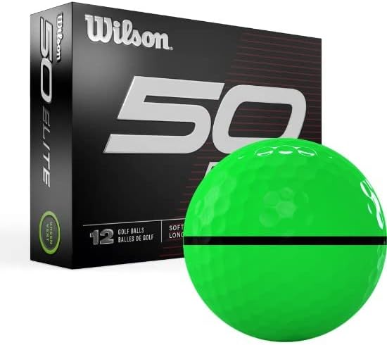 Wilson 2023 Fifty Elite Green AlignXL Golf Balls