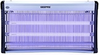 Geepas Fly and Insect Killer | Powerful Fly Zapper 40W UV Light | Electric Indoor Bug Zapper Insect Killer Fly Trapper Fly Swatter | Zap Kill Catch Trap Flying Insects Mosquito Wasp, 80 Feet  45W
