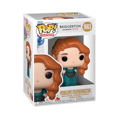Funko Pop TV: Bridgerton - Penelope Featherington - 1/6 Odds for Rare Chase Variant - Collectable Vinyl Figure - Gift Idea - Official Merchandise - Toys for Kids & Adults - Drama Fans
