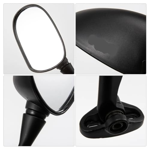 Espejo retrovisor giratorio y ajustable de moto con visibilidad amplia 4