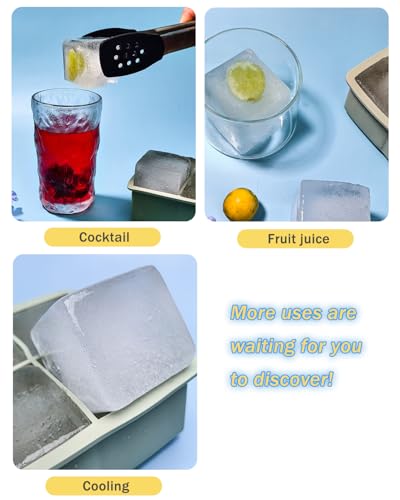 Bandeja de hielo de silicona pack 2 con tapa miniatura 7