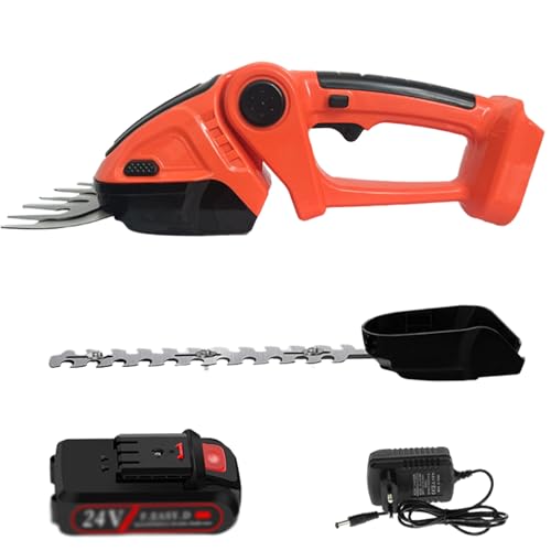 2 In1 de Corte de Hierba y Recortadora de seto, Bordes y cizallamiento de arbustos, 2 Cuchillas Intercambiables, para jardín 、 Arbustos y Plantas fronterizas