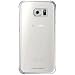 Produktbild Samsung Slimline Clip-On Hülle Clear View Case Cover für Samsung Galaxy S6 Edge, Metallic silber/transparent