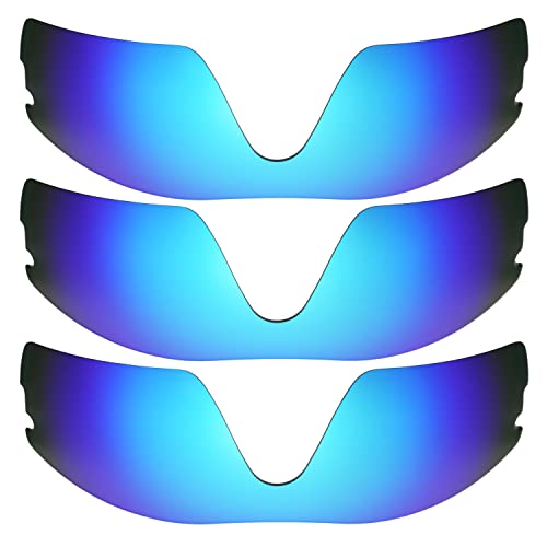 Verres polarisés Oakleys Radar Pitch bleus anti éblouissement