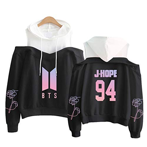 Qaedtls Kpop Bts Off The Shoulder Sweater Jimin Suga V Jungkook Love Yourself Hoodie Buy Online In Oman At Oman Desertcart Com Productid 147975471