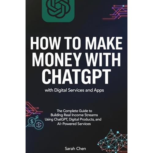 How To Make Money with ChatGPT with Digital Services and Apps Audiobook By Sarah Chen cover art