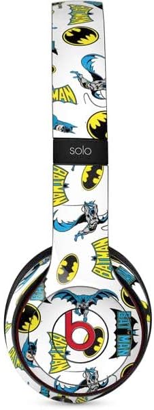 Skinit Decal Audio Skin Compatible with Beats Solo 3 Wireless - Officially Licensed DC Comics Batman Vintage Action Pose Design